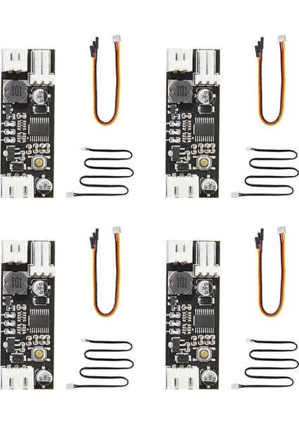 4x Sıcaklık Kontrol Modülü Tek 12 V Dc Pwm 2-3 Telli Fan Sıcaklık Kontrol Valisi Bilgisayar Fanı (Yurt Dışından)