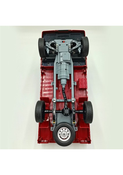 D22 1/10 2.4g 2WD Rc Araba Simülasyon Drift Kamyon Van LED Işık Uzaktan Kumanda On-Road Araba Için D22 TJ110, Kırmızı (Yurt Dışından) modelleri