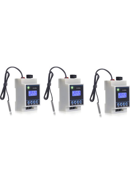 3x XY-DT01 Dijital Sıcaklık Kontrol Cihazı -40-110°C LCD Ekranlı Dijital Mikro Dijital Termostat (Yurt Dışından)