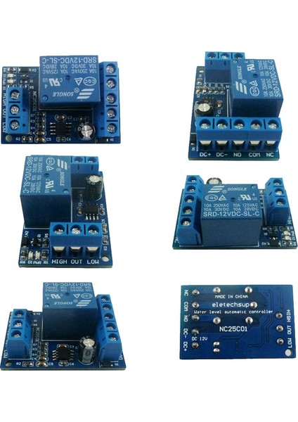 2 In 1 Pompa Su Dökün Otomatik Kontrol DC12V Sıvı Seviye Sensörü Anahtarı Röle Modülü Motor Balık Tankı Waterhouse (Yurt Dışından)