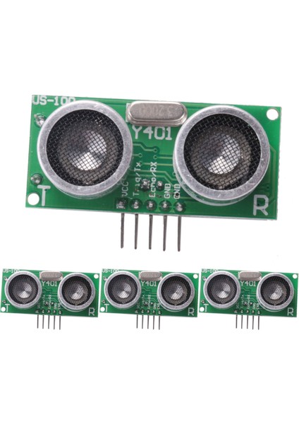 4pcs US-100 Ultrasonik Sensör Modülü Dc 2.4V - 5V Sıcaklık Telafisi Aralığı Mesafesi ile (Yurt Dışından)
