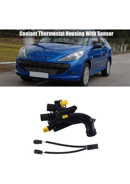 9810916980 Araba Soğutma Suyu Termostat Muhafazası Sensörlü 207 408 3008 Rcz C4 C3 Ds3 (Yurt Dışından) indirimleri