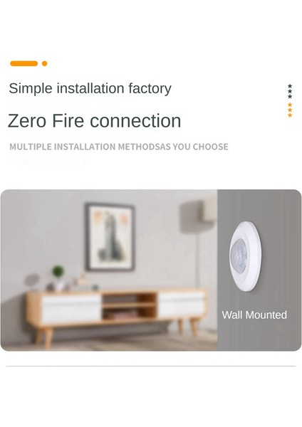 Zigbee Akıllı Insan Varlık Sensörü Akıllı Ev Için Hırsızlığa Karşı Uyarılı Sıfır Yangın Kablosuna Bağlı Insan Hareket Sensörü (Yurt Dışından)