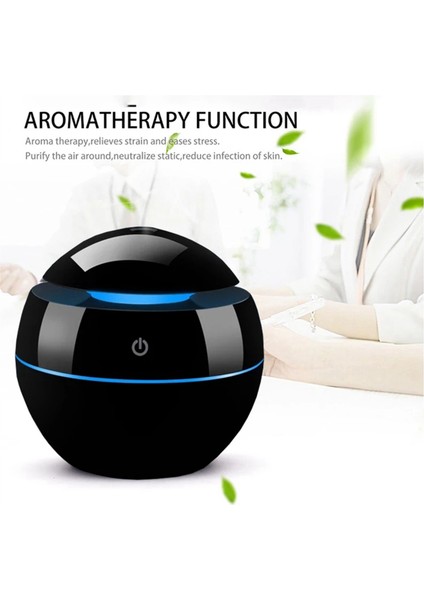 5x Taşınabilir Hava Nemlendirici Ultrasonik USB Aroma Yayıcı LED Gece Lambası Elektrikli Uçucu Yağ Difüzörü Aromaterapi (Yurt Dışından)