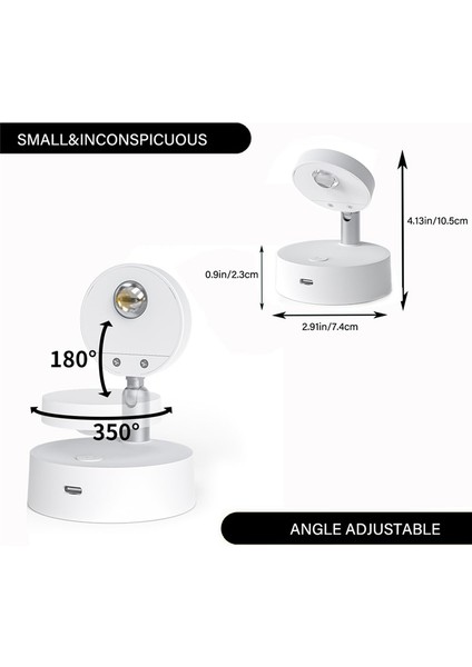 Kablosuz LED Spot Uzaktan Kumanda Dolap Spot Yatak Odası Için Rgb Spot Şarap Dolabı Işıkları Dekoratif (Yurt Dışından)
