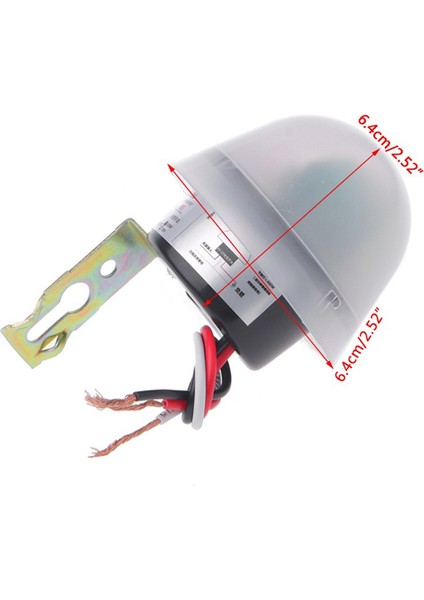 4x Otomatik Otomatik Açık Kapalı Fotoselli Sokak Lambası Lambası Anahtarı C Ac 220 V 50-60Hz 10A Fotoğraf Kontrol Sensörü Anahtarı (Yurt Dışından)