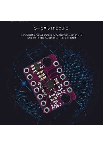 Adet/grup BMI160 Son Ivme Ölçer Jiroskop Modülü 6 Dof Atalet Ölçüm Sensörleri (Yurt Dışından) modelleri
