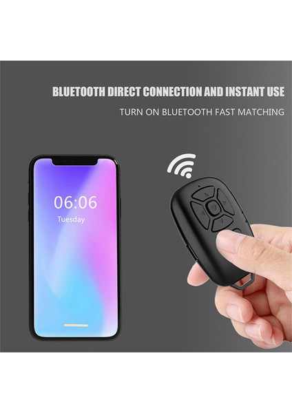 2x Bluetooth Uzaktan Kumanda Selfie Kamera Deklanşör Cep Telefonu Düğmesi Sayfayı Döndür Fotoğraf Kablosuz Denetleyici (Yurt Dışından) fiyatları