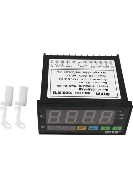 Dijital Sensör Ölçer Çok Fonksiyonlu Akıllı LED Ekran 0-75MV/4-20MA/0-10V 2 Röle Alarm Çıkışı Da8- (Yurt Dışından)