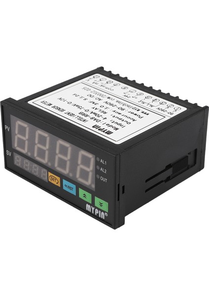 Dijital Sensör Ölçer Çok Fonksiyonlu Akıllı LED Ekran 0-75MV/4-20MA/0-10V 2 Röle Alarm Çıkışı Da8- (Yurt Dışından)