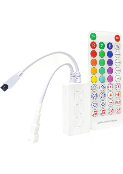 10X Rgb Akıllı Müzik Bluetooth Akıllı Denetleyici SP611E WS2812B SK6812 WS2811 Adreslenebilir LED Rgb Bant Şeridi (Yurt Dışından)