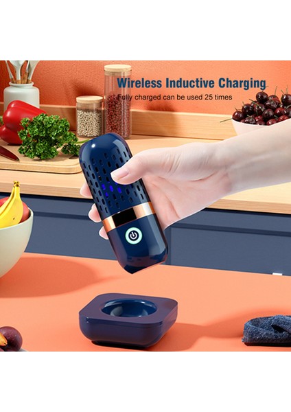 Taşınabilir Meyve ve Sebze Temizleyici USB Meyve Yıkama Makinesi Gıda Arıtma Kapsül Şekli Sebze Temizleme Makinesi (Yurt Dışından)