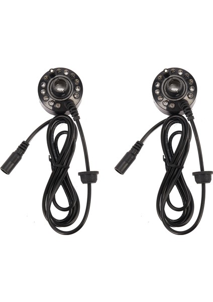 2x 12 LED Endüstriyel Kuluçka Nemlendirici Gölet Hava Udifiermih Dc 24V Mist Maker Sisleyici Su Çeşmesi (Yurt Dışından)