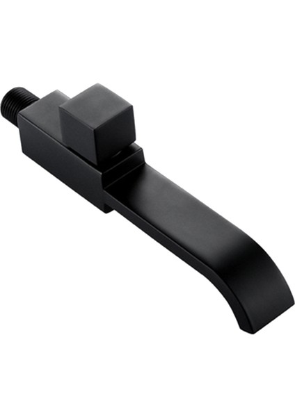 Banyo Lavabo Musluğu Duvara Monte Lavabo Lavabo Musluğu Banyo Aksesuarları Banyo Muslukları Siyah (Yurt Dışından)