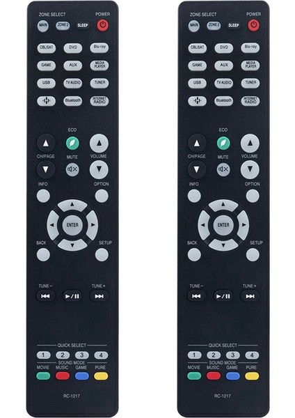 2x RC-1217 Uzaktan Kumanda Av Alıcısı Için Değiştirin 30701024500AD AVR-X1500H AVR-S750H AVR-X1400H AVR-X1600H (Yurt Dışından)