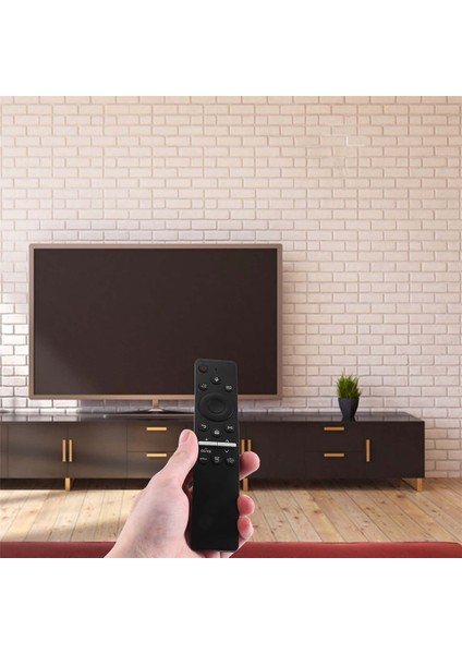 Evrensel Ses Uzaktan Kumanda Yedek Akıllı Tv Bluetooth Uzaktan LED QLED 4K 8k Kristal UHD Hdr Kavisli (Yurt Dışından)