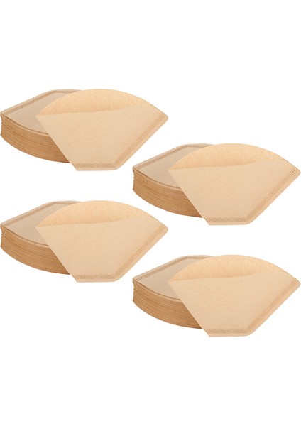 400 Adet Kahve Filtreleri Tek Kullanımlık Koni Kağıt Kahve Filtresi Doğal Ağartılmamış Filtre 4-6 Fincan Kahve Makineleri Üzerine Dökün (Yurt Dışından) fiyatları