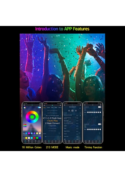 LED Şerit Işık USB 5V Kontrol LED Senfoni Bluetooth App Uzaktan Kumanda ile Kayan IŞIK-10M 140 Işıklar (Yurt Dışından)