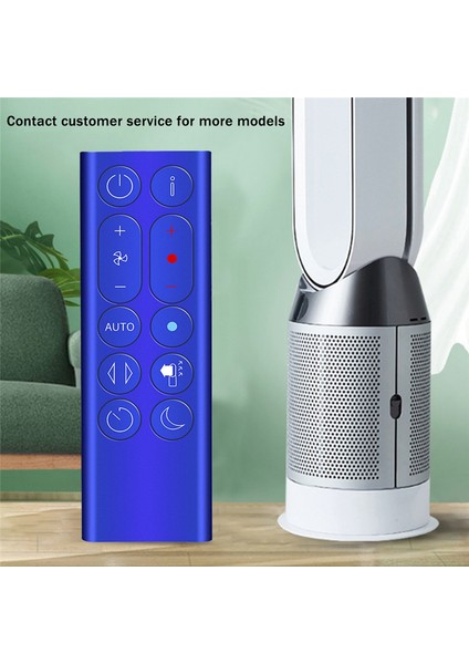 HP04 HP05 HP07 Hava Temizleme Cihazı Yapraksız Fan Uzaktan Kumanda Için Uygun Yedek Uzaktan Kumanda Mavi (Yurt Dışından)
