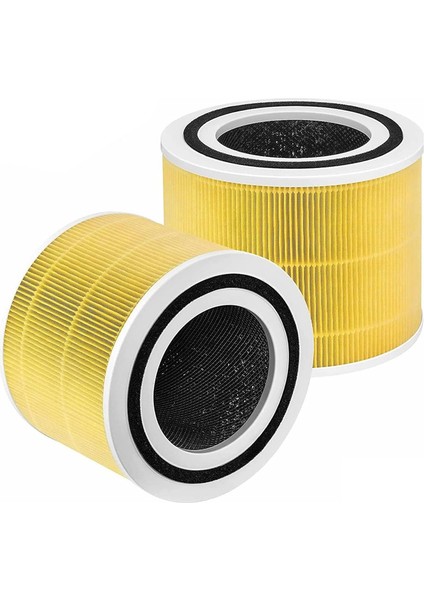 Core 300 True Hepa Core 300 ve Core 300S Vortex Hava Hava Temizleme Cihazı Core 300-RF Sarı 2 Adet Için Yedek Filtreler (Yurt Dışından)