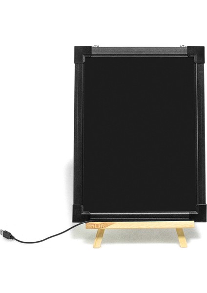 Kuru Silme LED Kurulu 30X40 cm Silinebilir Yazma Mesaj Çizim Tabela Işaretleyiciler ile Ahşap Braketi Ev Abd Plug (Yurt Dışından)