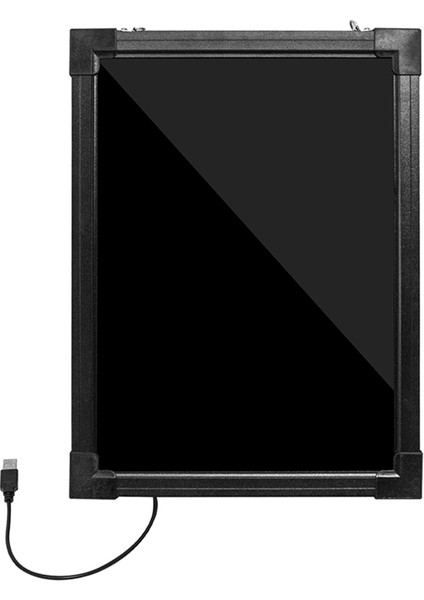 Kuru Silme LED Kurulu 30X40 cm Silinebilir Yazma Mesaj Çizim Tabela Işaretleyiciler ile Ahşap Braketi Ev Abd Plug (Yurt Dışından)