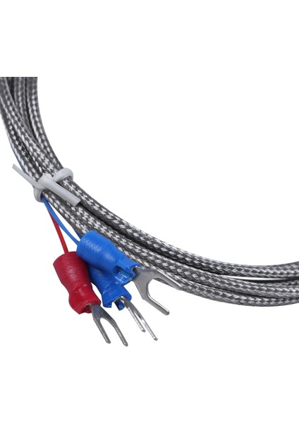 10X Çelik Sıcaklık Probu PT100 Rtd Sensör Kablosu 2m 98 mm 3 Tel -50 - 400 Santigrat (Yurt Dışından) fırsatları