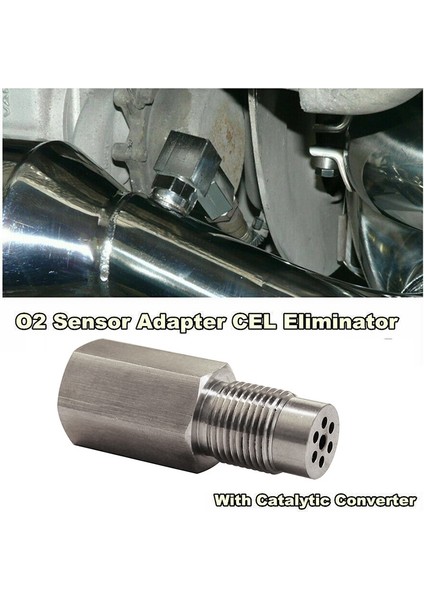 Oksijen O2 Sensörü M18X1.5 Genişletici Spacer Adaptörü Bung Katalitik Konvertör Cel Eliminator Kontrol Motoru Işık Aksesuarları (Yurt Dışından)