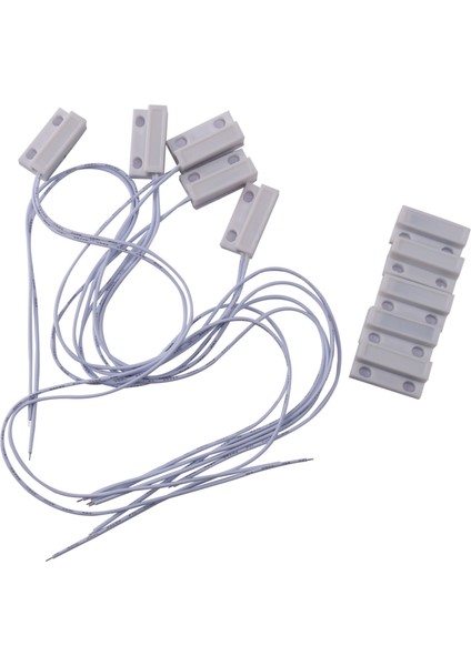 5 Adet -38 Kablolu Kapı Pencere Sensörü Ev Alarm Sistemi Için Manyetik Anahtar, Sensör Birlikteyken, Normalde Kapalı Nc (Yurt Dışından)