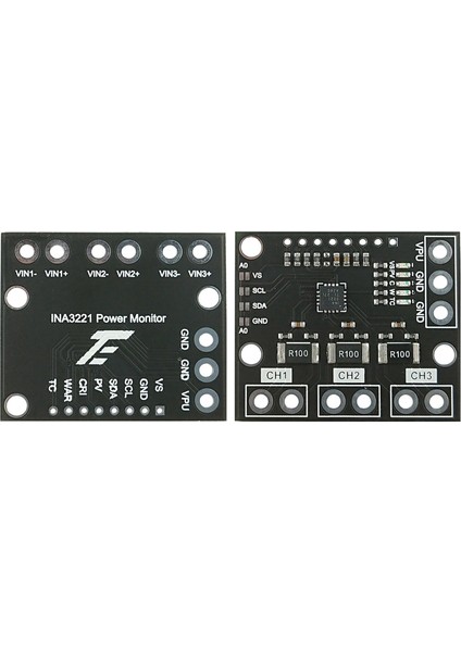 2x I2C Smbus INA3221 Üç Kanallı Şönt Akım Güç Kaynağı Gerilim Monitör Sensörü Devre Kartı Modülü INA219'U Değiştirin (Yurt Dışından)