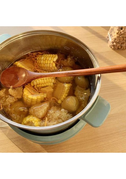 Pişirme Gereçleri Tahta Kaşık, Uzun Saplı Karıştırma Tahta Kaşık 6'lı Mutfak Gereçleri Karıştırma Seti (Yurt Dışından) fiyatları