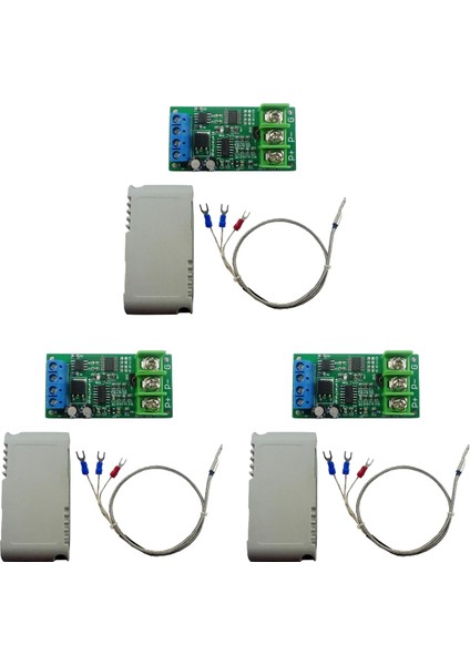 3x Dc 8-25 V PT100 Sıcaklık Dönüştürücüye Termal Direnç RS485 Modbus Rtu Rtd Sensör Modülü Kiti PTA9B01 (Yurt Dışından)