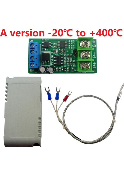 3x Dc 8-25 V PT100 Sıcaklık Dönüştürücüye Termal Direnç RS485 Modbus Rtu Rtd Sensör Modülü Kiti PTA9B01 (Yurt Dışından) modelleri