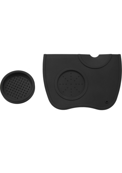 Paket Espresso Kahve Sabotaj Mat Pad Silikon Kaymaz Köşe Pedi Kahve Araçları Mutfak Aksesuarları (Tek Fincan + Yuvarlak) (Yurt Dışından)