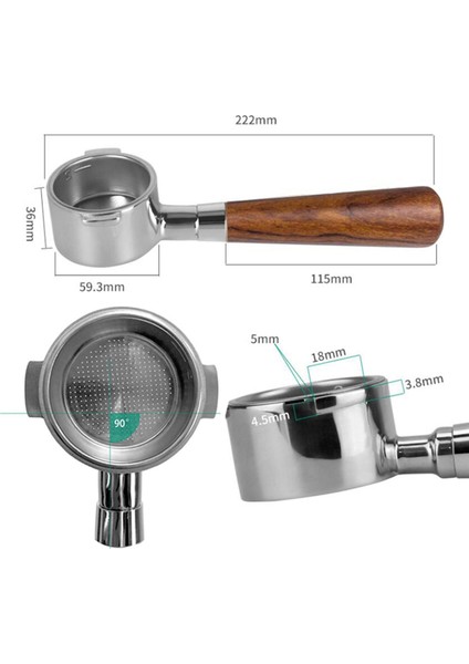 3x Kahve Dipsiz Portafilter EC200/EC0310 Filtre 51 mm Yedek Filtre Sepeti Kahve Aksesuarları (Yurt Dışından) indirimleri