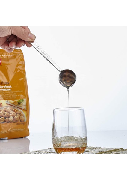 Kahve Ölçme Kepçesi 1 Yemek Kaşığı Uzun Saplı Paslanmaz Çelik Kahve Kaşığı, Süt Tozu, Meyve Tozu, 5'li Set (Yurt Dışından) indirimleri