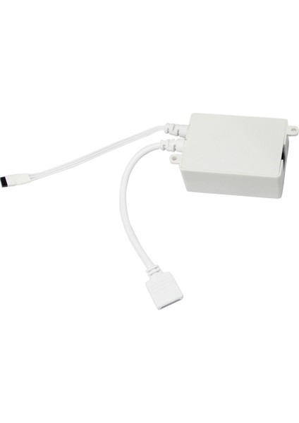 2x LED Rgb Kontrol Cihazı Kontrolü Ir Fb 24 Tuşlu Beyaz 12V (Yurt Dışından)