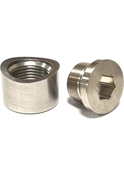 Contalı Oksijen Sensörü Tapası Paslanmaz Çelik Fiş Geniş Bant Somun Montaj Kaynak Tapaları M18X1.5 Araba Aksesuarları (Yurt Dışından) indirimleri