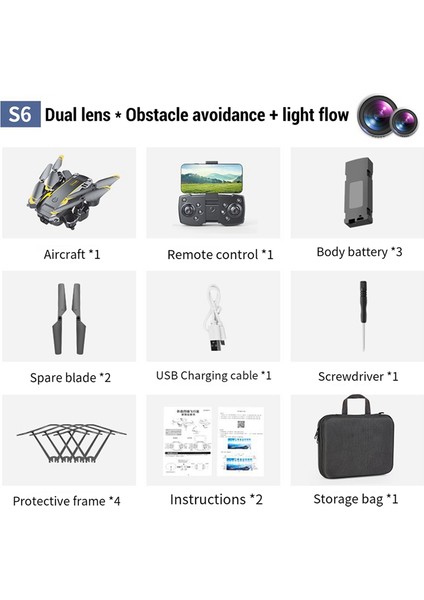 Hediye Için Otomatik Engellerden Kaçınma Fonksiyonlu 8k Çift Uzaktan Kumandalı Uçak Oyuncakları 3 Adet (Yurt Dışından) indirimleri