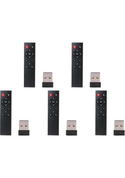 5x Evrensel 2.4g Kablosuz Hava Fare Klavye Pc Android Tv Kutusu Için Uzaktan Kumanda (Yurt Dışından)