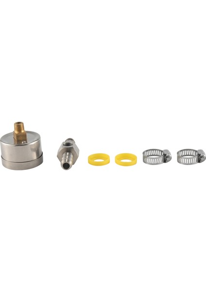 Evrensel Yakıt Basınç Göstergesi 1/8 NPT(140 Psi) 3/8 Inç Yakıt Hattı Yakıt Basınç Göstergesi Sensörü T Montaj Adaptörü ile (Yurt Dışından)