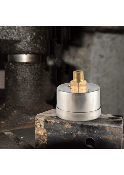 Evrensel Yakıt Basınç Göstergesi 1/8 NPT(140 Psi) 3/8 Inç Yakıt Hattı Yakıt Basınç Göstergesi Sensörü T Montaj Adaptörü ile (Yurt Dışından)