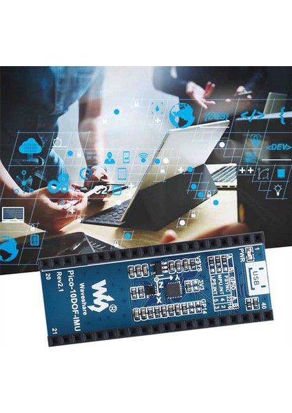 Pico RP2040 Geliştirme Kurulu Için Pico 10DOF Imu 10 Eksenli Sensör Genişletme Kartı MPU9250 (Yurt Dışından) modelleri