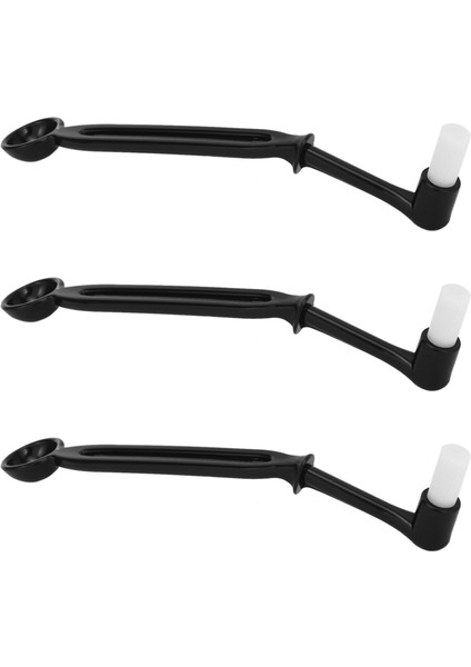 3x 2'si 1 Arada Kahve Makinesi Grup Başlığı Temizleme Fırçası Kaşık Açılı Deterjan Kepçesi (Yurt Dışından)