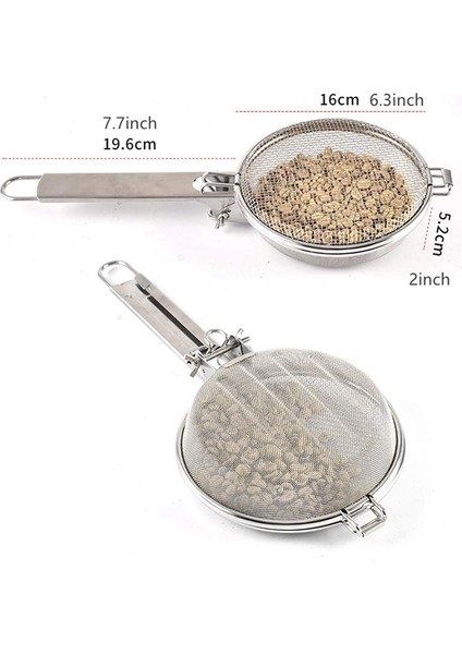 1 Adet 0.5lb Kullanışlı Kavurma Kahve Kavurma Aracı Seti, Taşınabilir Ev Paslanmaz Çelik Kahve Kavurma Aracı Kullanışlı (Yurt Dışından)