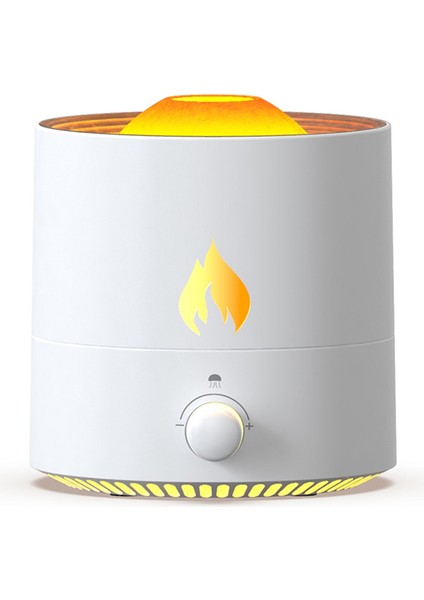 320 ml Simülasyon Alev Aromaterapi Uçucu Yağ Difüzör Stres Rahatlatmak Denizanası Duman Halkası Aroma Hava Nemlendirici B (Yurt Dışından)