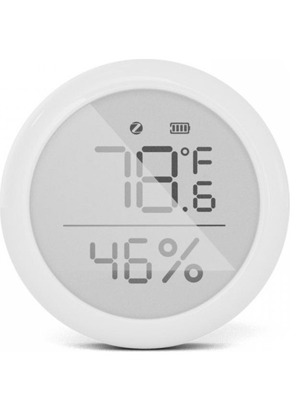 Tuya Zigbee LCD Ekranlı Sıcaklık ve Nem Sensörü Iç Mekan Higrometre Termometre Akıllı Yaşam Kontrolü (Yurt Dışından)