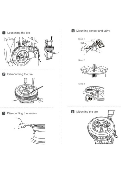 Prius ES350 IS250 RX350 Için 4x Lastik Basıncı Sensörleri Tpms 42607-33021 42607-06011 (Yurt Dışından) indirimleri