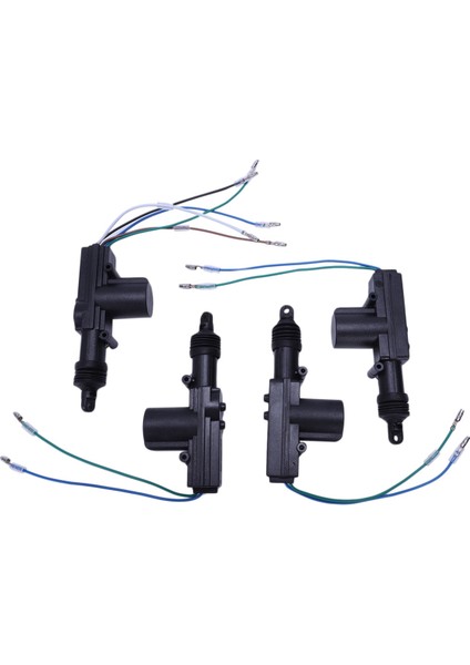 Evrensel Araba Elektrikli Kapı Kilidi Aktüatör 12 Volt Motor (8 Paket) Araba Uzaktan Merkezi Kontrol Kilitleme Anahtarsız Giriş Sistemi (Yurt Dışından)