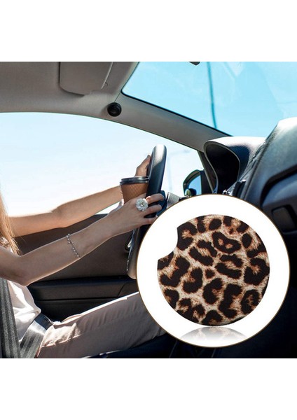 8 Adet 2.56IN Leopar Araba Bardak Altlıkları Içecekler Için Araba Bardak Altlığı Mat Oturma Odası Mutfak Ofis Için Araba ve Mobilyayı Korumak Için (Yurt Dışından) modelleri